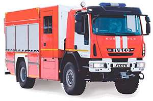 Автоцистерна пожарная АЦ 3,2-40/2 (IVECO ML150)